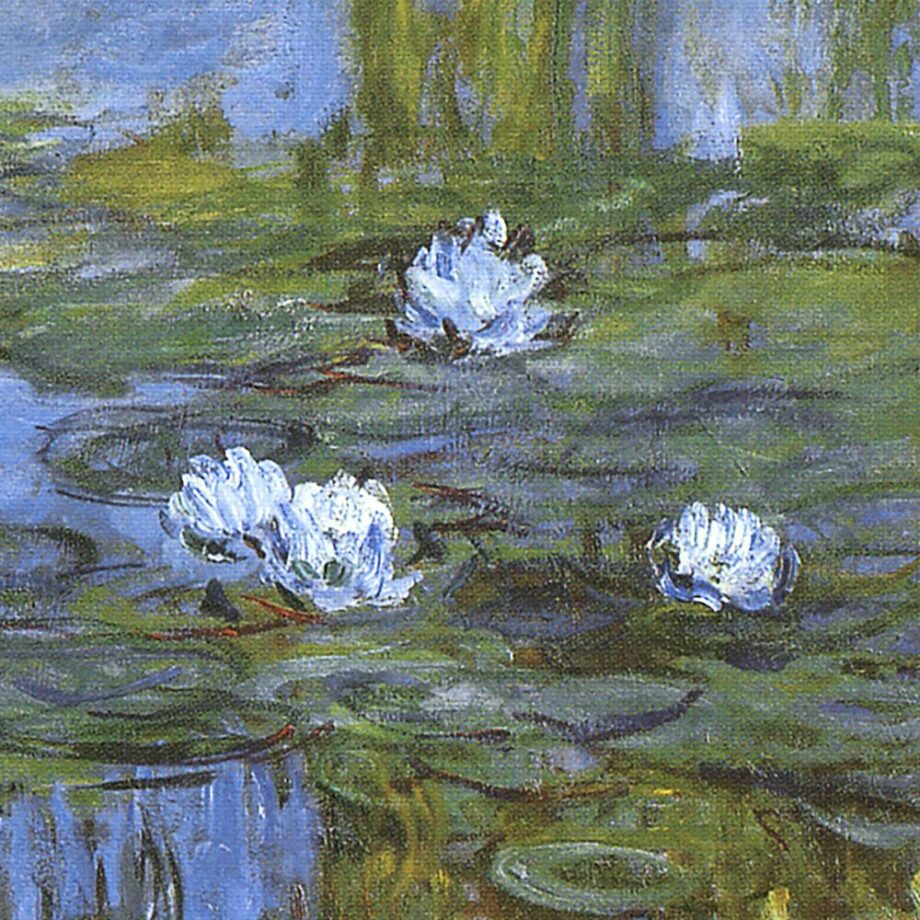 Water Lilies 1915 Framed Canvas Replica Painting: Small