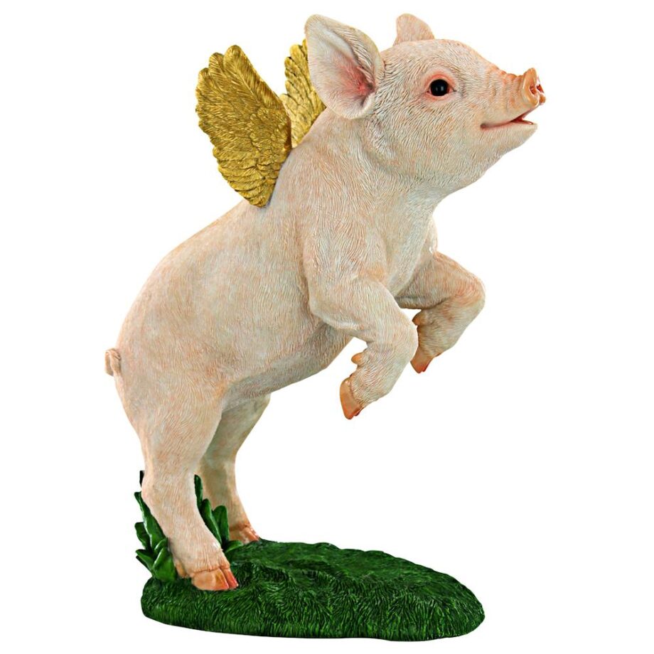 When Pigs Fly Flamboyant Farm Statue