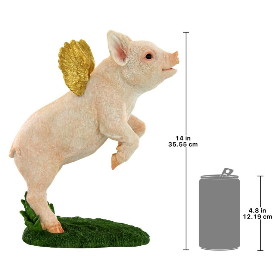 When Pigs Fly Flamboyant Farm Statue