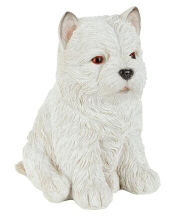 Westie Puppy Partner Collectible Dog Statue JQ11207