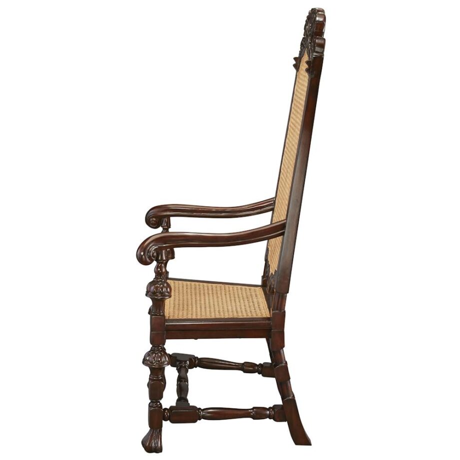 William and Mary Mahogany Armchair: Each