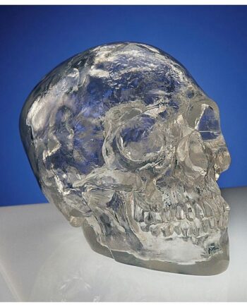 Wisdom's Journey Faux Crystal Skull Statue PD1204