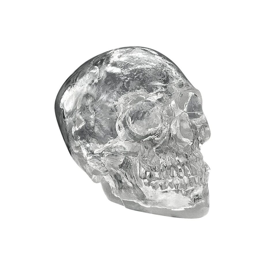 Wisdom's Journey Faux Crystal Skull Statue