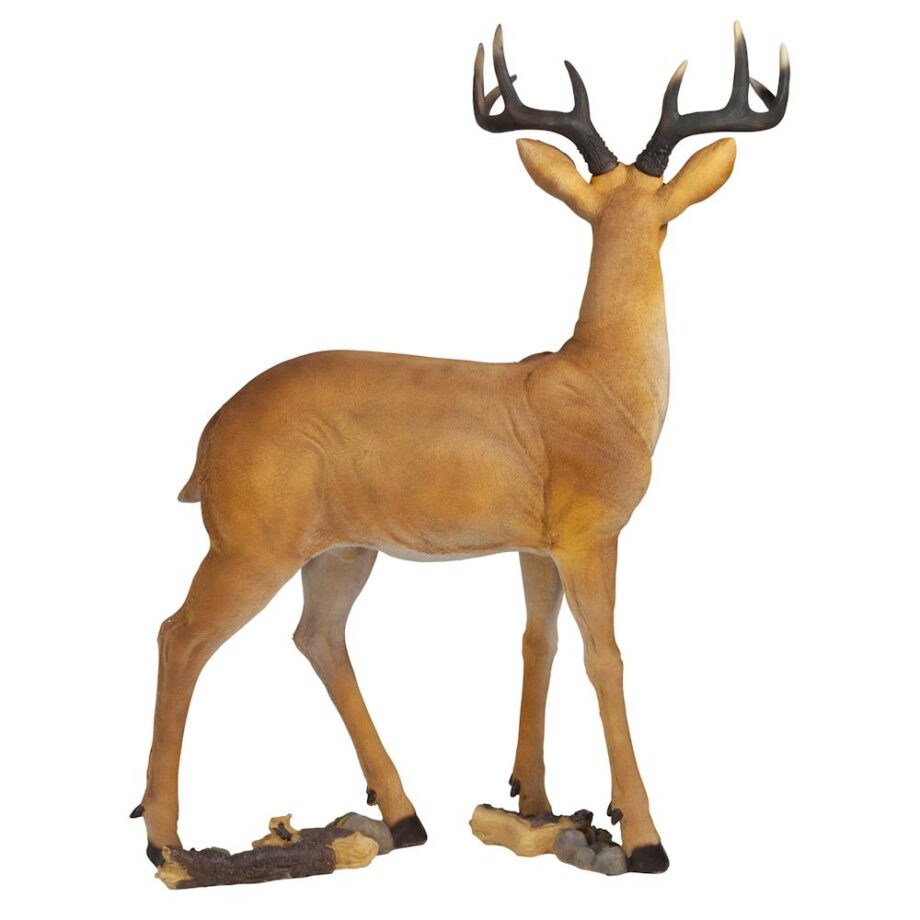 Woodland Buck Deer Statue