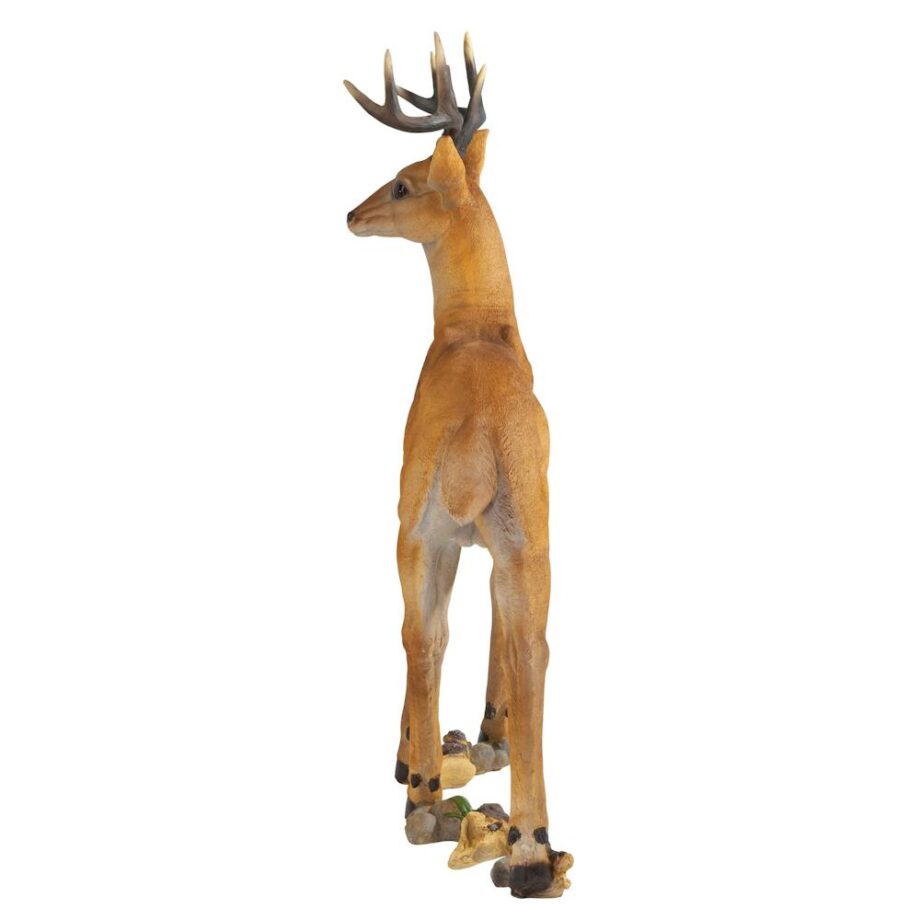 Woodland Buck Deer Statue