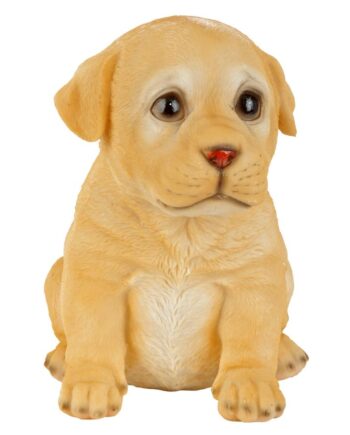 Yellow Lab Puppy Partner Collectible Dog Statue JQ110869