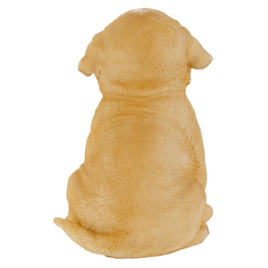 Yellow Lab Puppy Partner Collectible Dog Statue