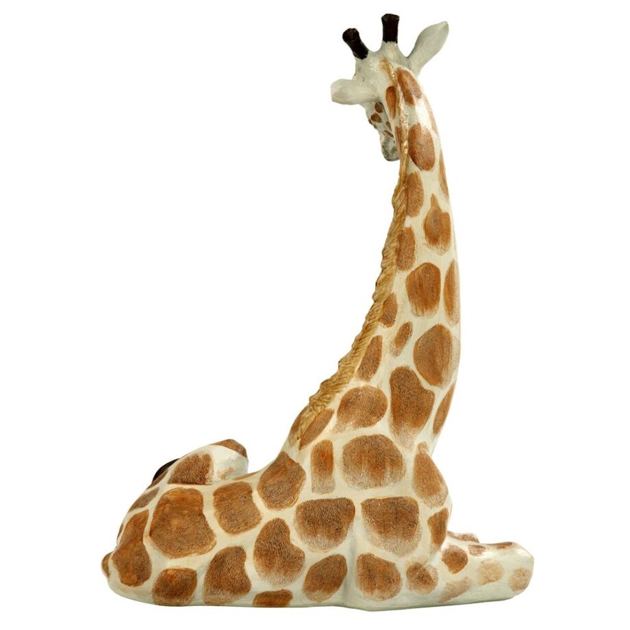 Zari the Resting Giraffe Statue: Large