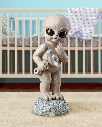 Zeta the Toddler Gray, Roswellian Baby Alien Statue LY818142