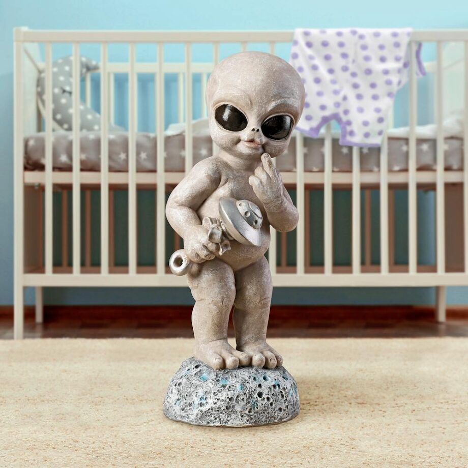 Zeta the Toddler Gray, Roswellian Baby Alien Statue LY818142