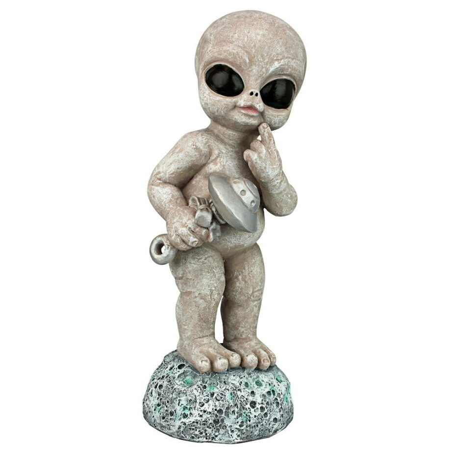 Zeta the Toddler Gray, Roswellian Baby Alien Statue