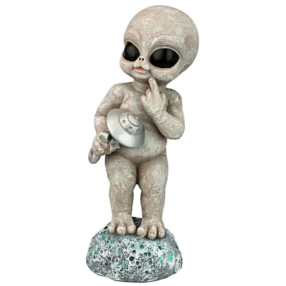 Zeta the Toddler Gray, Roswellian Baby Alien Statue