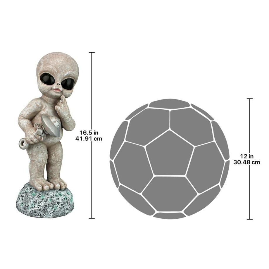 Zeta the Toddler Gray, Roswellian Baby Alien Statue