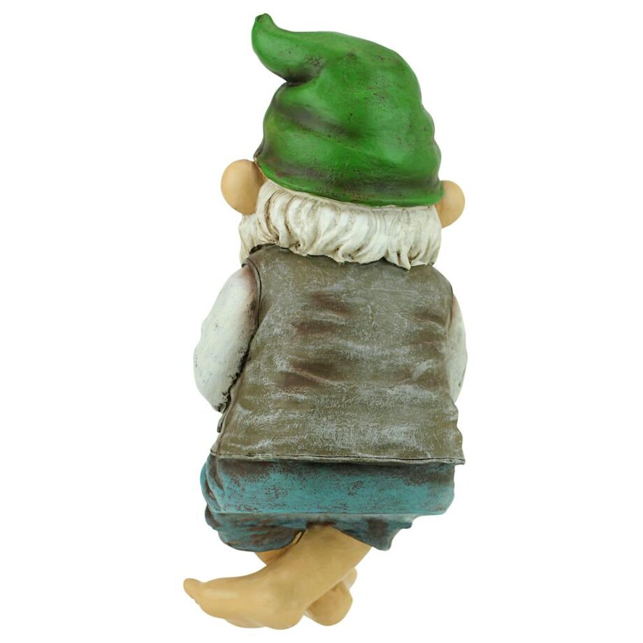 Ziggy the Fishing Gnome Garden Sitter Statue